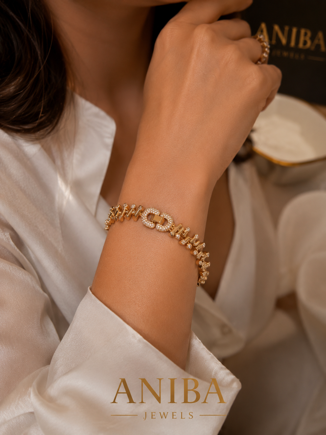 Bracelet Victoria Rose Gold – Élégance Intemporelle