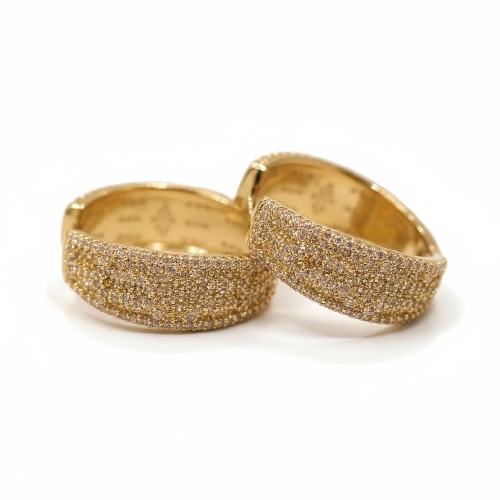 Boucles d’Oreilles Banana Dorées