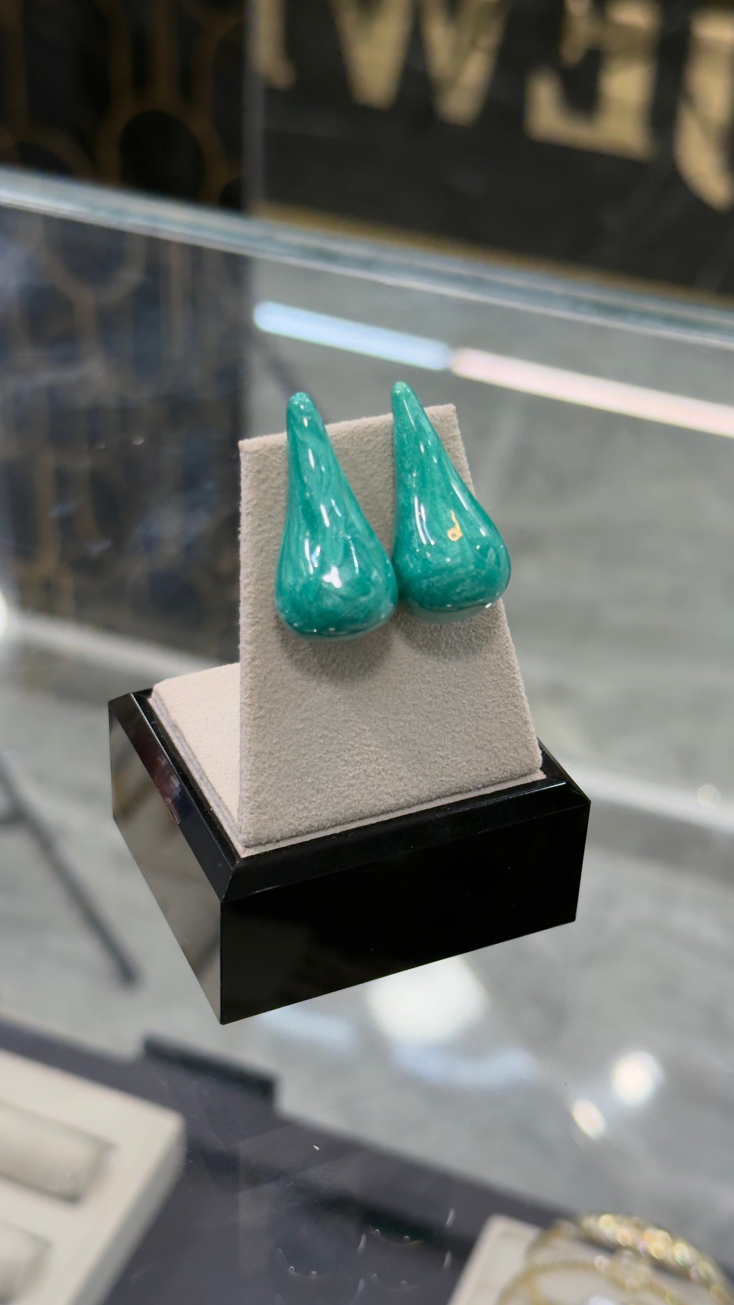 Boucles d’oreilles Goutte Océan