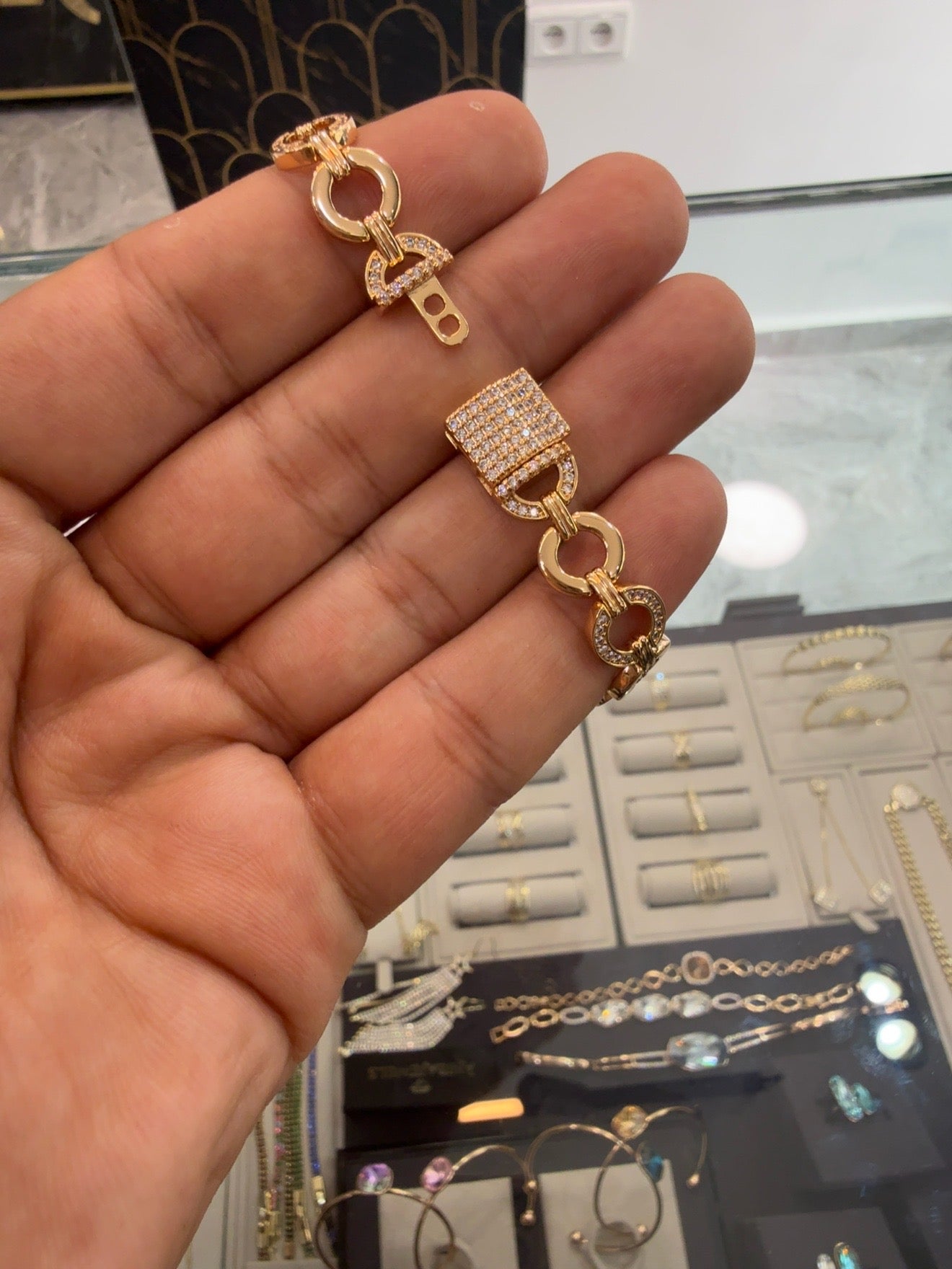 Bracelet Gourmette August Rose Gold – Élégance Intemporelle