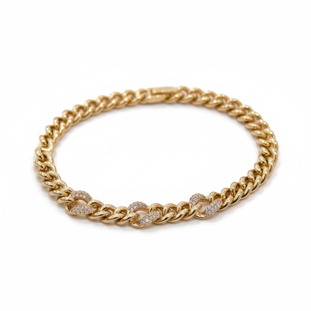 Gourmette Rose Gold Élégance Fine