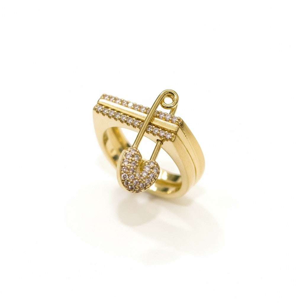 Bague Dorée Élégance Moderne
