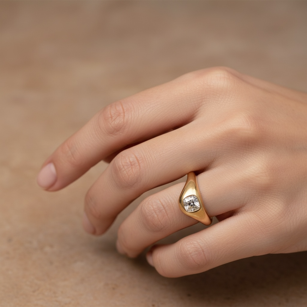Bague Éclat Sculpté – Rose Gold
