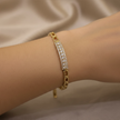 ✨ Bracelet Éclat Cristallin Doré
