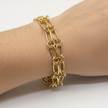Bracelet Maille Élégante Doré