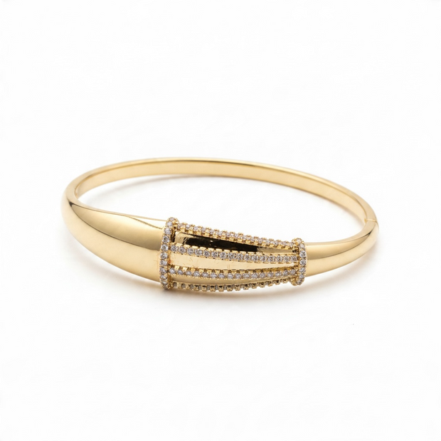 Bracelet Doré Élégant avec Détails Scintillants
