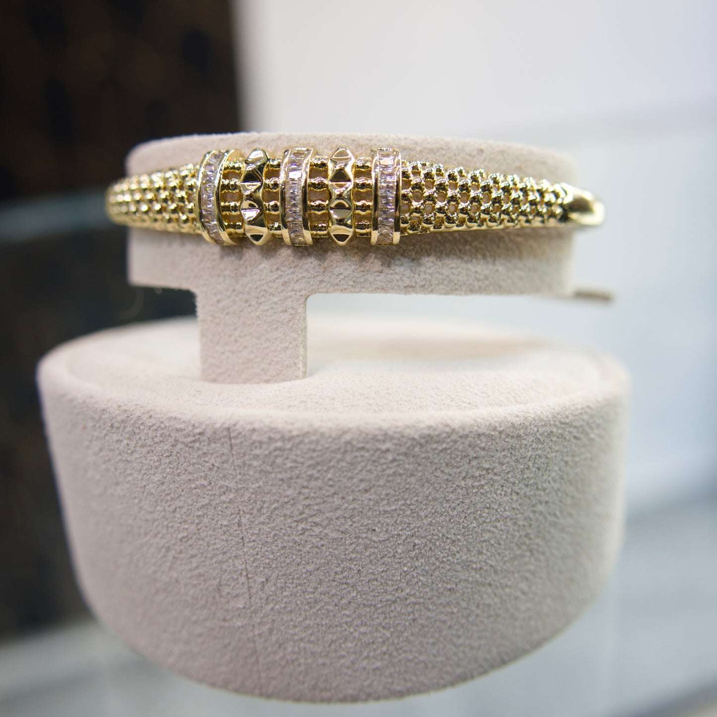 Parure Bijoux Luxe Dorée – Collier, Bracelet, Bague et Boucles d’oreilles