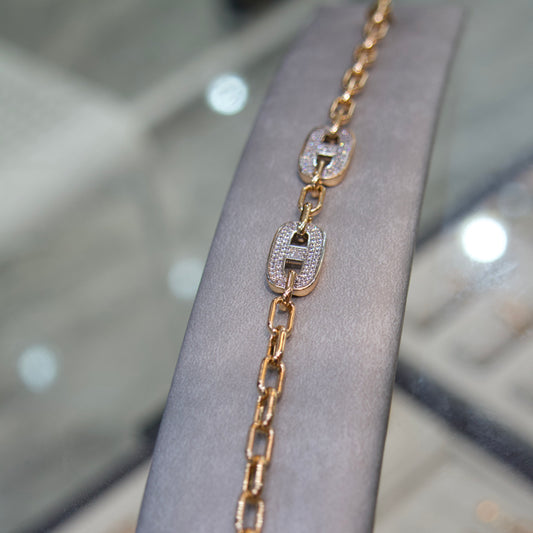 Gourmette Rose Gold – Modèle Élégant et Tendance