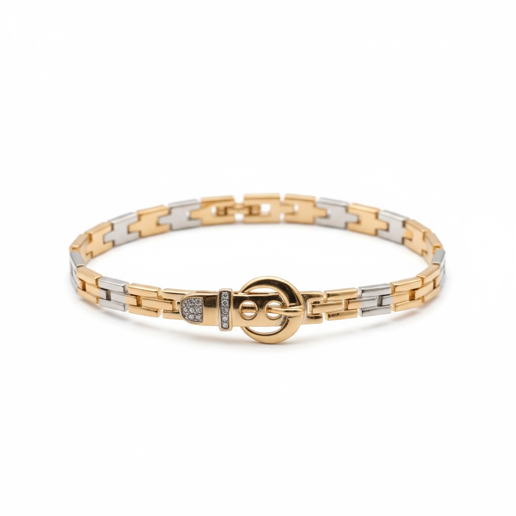 Bracelet Élégance Rose Gold & Argenté