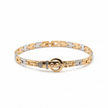 Bracelet Élégance Rose Gold & Argenté