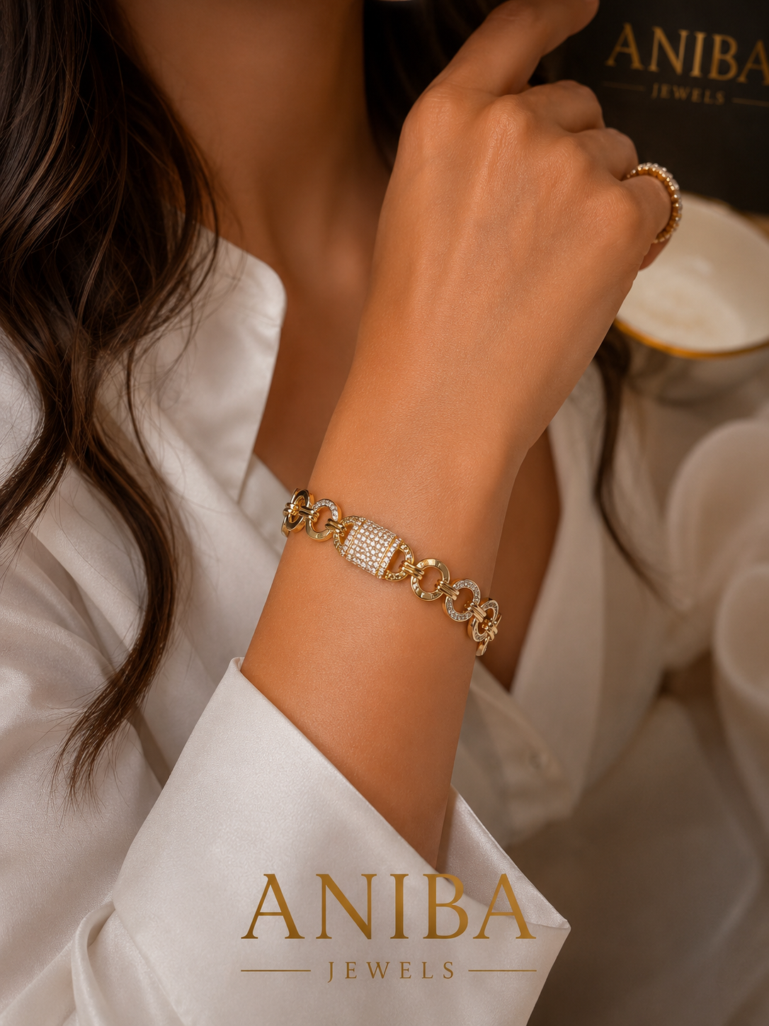 Bracelet Gourmette August Rose Gold – Élégance Intemporelle