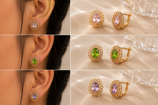 Boucles d’Oreilles Élégance Royale – Qualité Premium XP