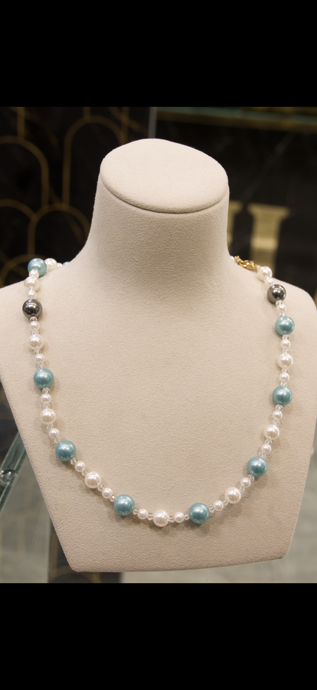 Collier Perles Élégance Turquoise ✨