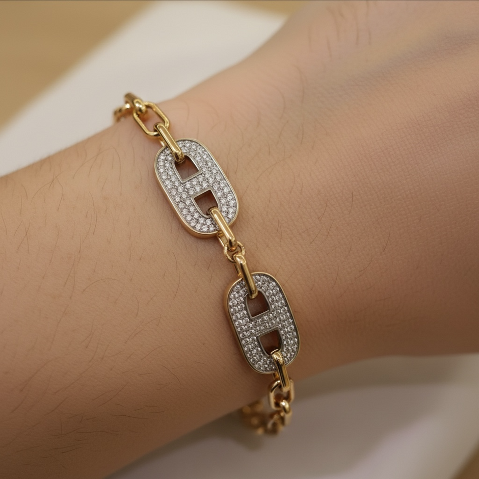 Gourmette Rose Gold – Modèle Élégant et Tendance