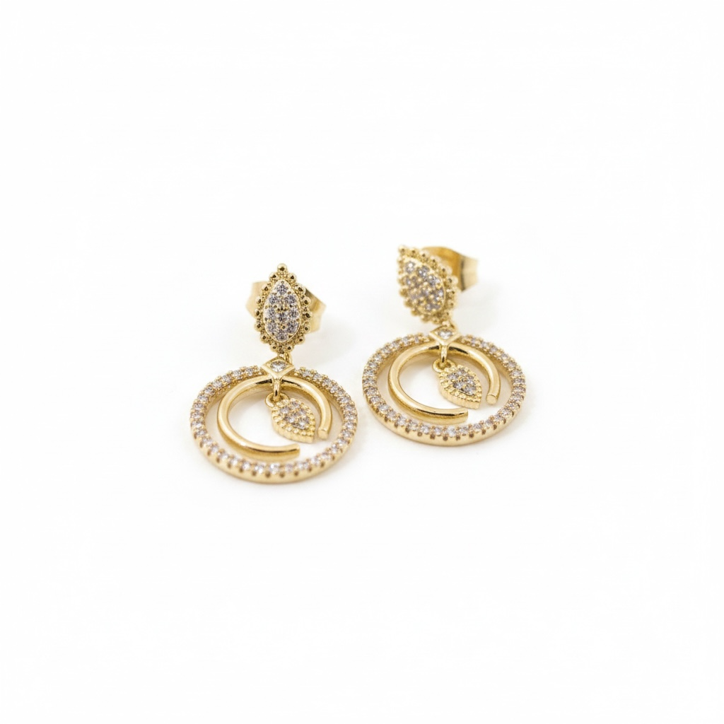 Boucles d’Oreilles Cercle Élégant XP