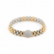 Bracelet Maille Montre Bicolore
