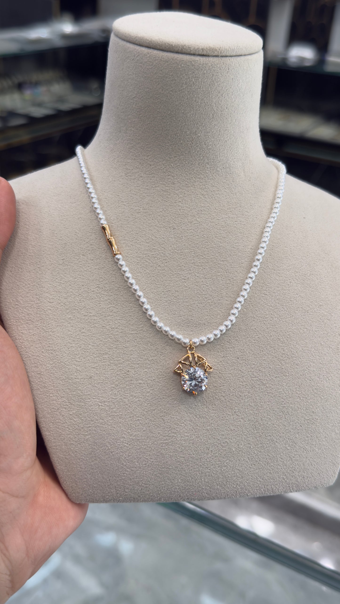 Collier Perlé Éclat Doré – Qualité Premium XP