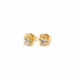 Boucles d’oreilles Khmissa dorées – ANIBA JEWELS