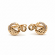 Boucles d’Oreilles Rose Gold avec Détails Scintillants