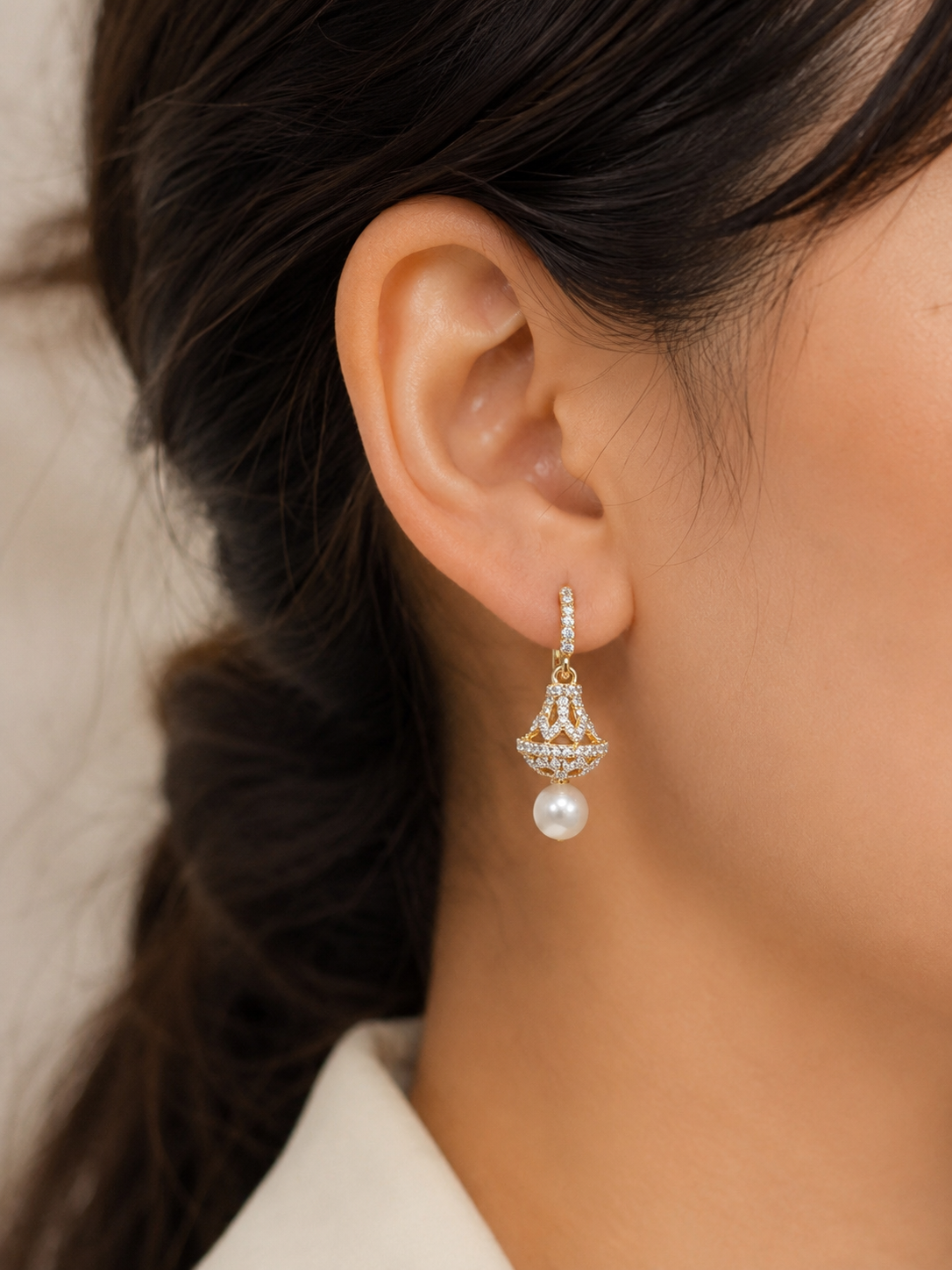 Boucles d’oreilles Perle Royale – Élégance Intemporelle
