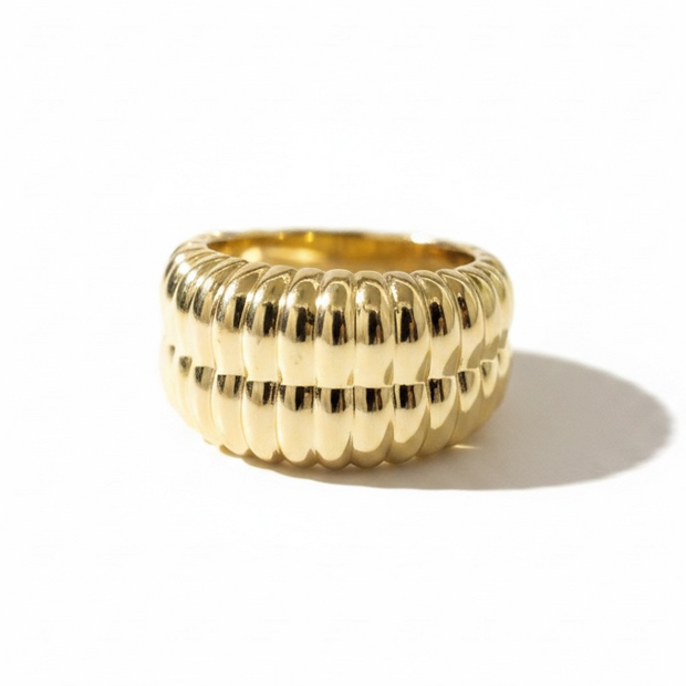 Bague Volume Éclat Doré