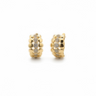 Boucles d’Oreilles Créoles Rose Gold avec Cristaux Scintillants – ANIBA JEWELS