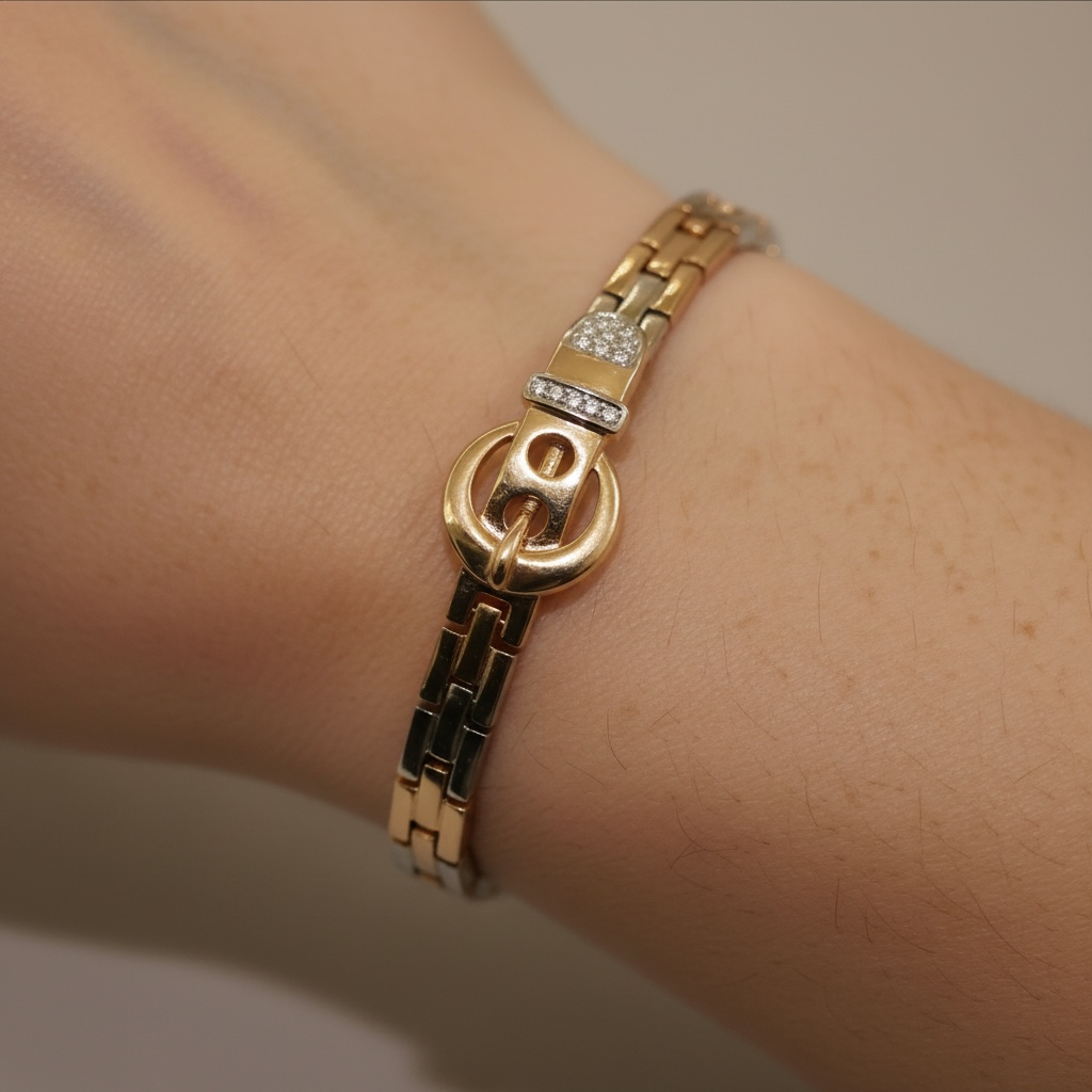 Bracelet Élégance Rose Gold & Argenté