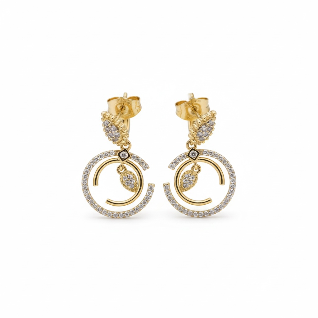 Boucles d’Oreilles Cercle Élégant XP