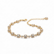 Bracelet Rose Gold aux Motifs Géométriques et Pierres Scintillantes