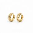 ✨ Créoles Dorées Tressées – ANIBA JEWELS