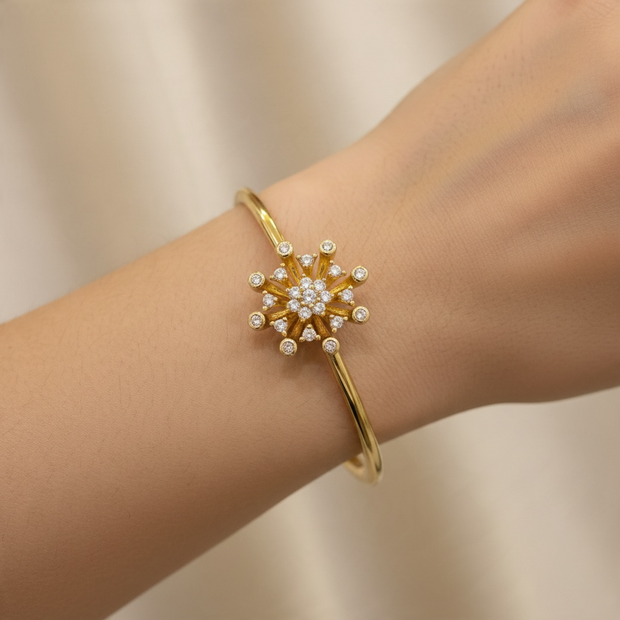 Bracelet Soleil Doré – Pierres Scintillantes