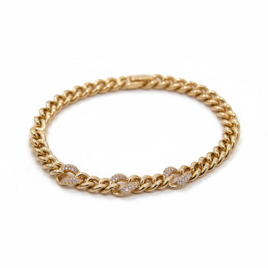 Gourmette Rose Gold Élégance Fine