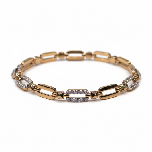 Gourmette Élégance Rose Gold