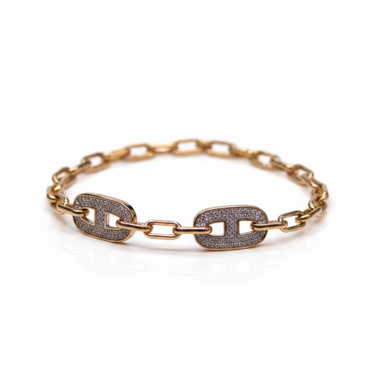 Gourmette Rose Gold – Modèle Élégant et Tendance