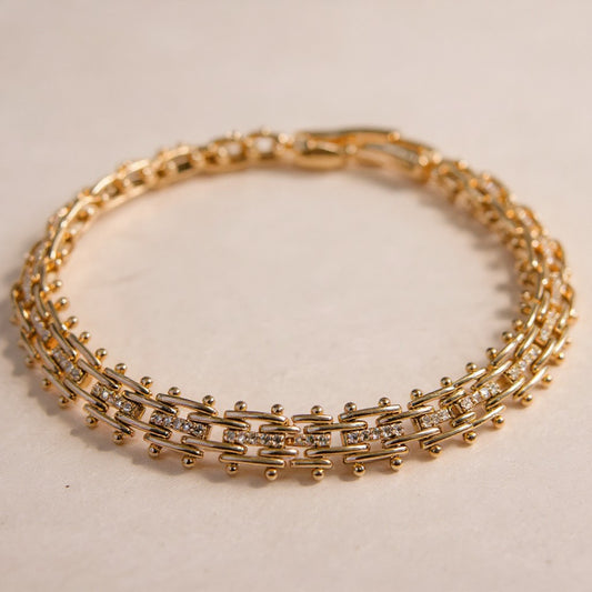 Gourmette Hsira en Rose Gold